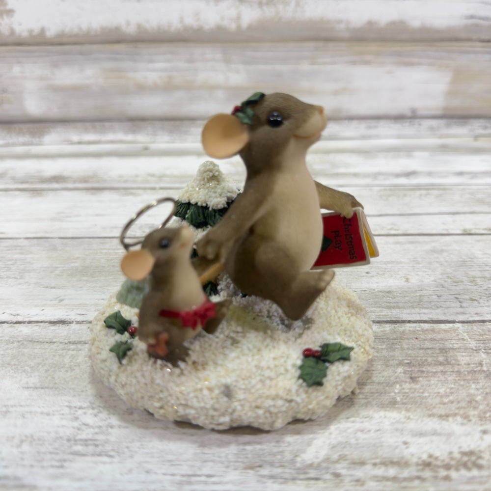 Fitz & Floyd Charming Tails My Little Angel‎ Mouse Figurine 87/123 Christmas